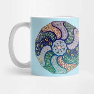 Geometric pattern in zen circle Mug